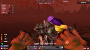 ПЕРВАЯ КРОВАВАЯ ЛУНА И ПЕРВЫЙ МИНИБАЙК! 4 7 Days to Die Butowo