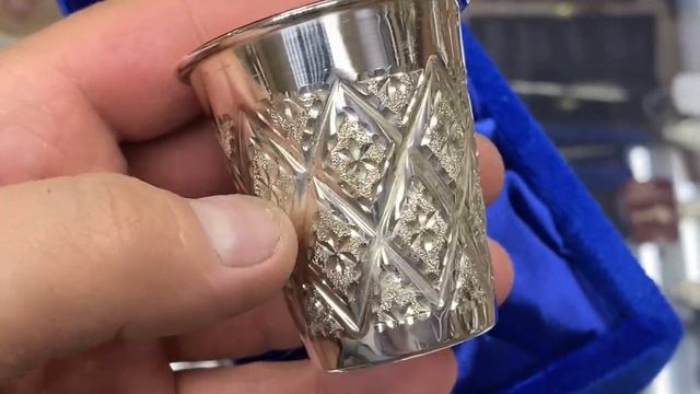 Стопка серебряная, стп0004