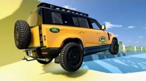 Автомобильные водные горки, но воды нет #1 – BeamNG Drive