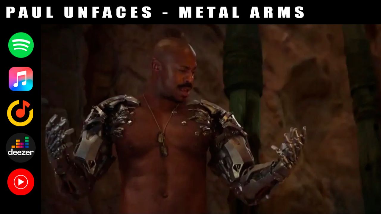 Paul UnFaces - Metal Arms |тема Джакса| видеоклип - Mortal Kombat саундтрек_Industrial  Metal