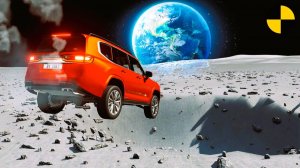 Машины vs Луна! - BeamNG.drive игра про машины