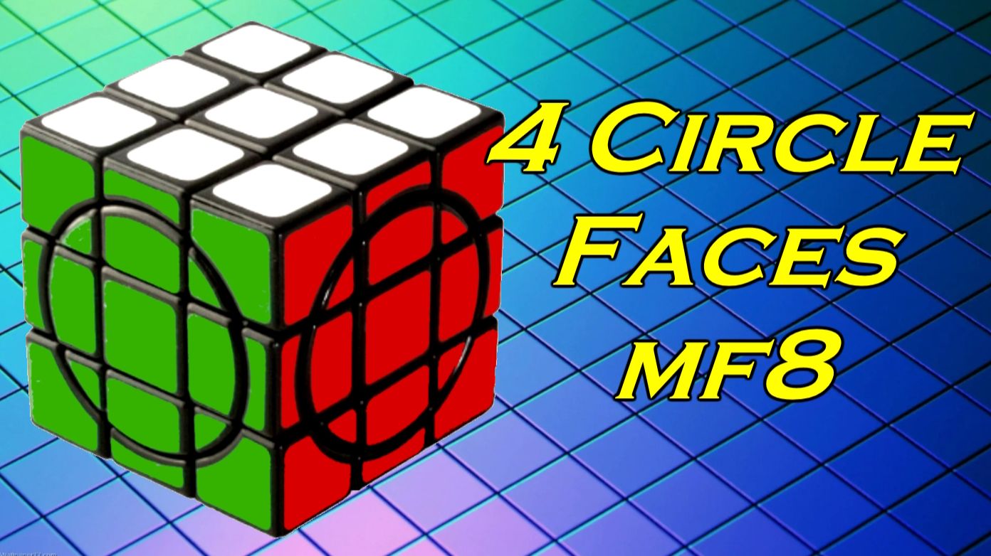 4 circle faces mf8, Crazy 3x3 plus cube, How to solve, tutorial, крейзи куб 3х3х3 сборка