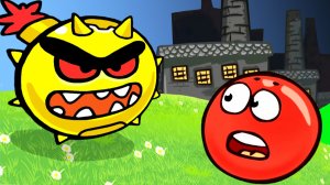 Новый КРАСНЫЙ ШАРИК против ЧЕРНЫХ КВАДРАТОВ #8 игра Red Ball Jump на канале Мистер Игрушкин