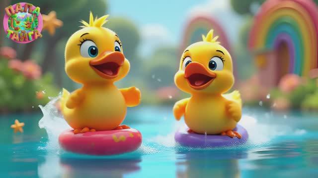 Веселая детская песенка про УТЯТ. Мультик про утят