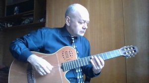 Снежинка (из фильма Чародеи) на гитаре