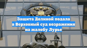 Адвокат Долиной подала в Верховный суд возражения на жалобу Лурье по квартире
