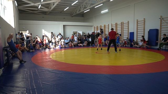 ГРБ. 2016-2018 г.р. Вес 32 кг. 1/2 финала Шестаков Иван (с.Кочубеевское)-Ховяков Лев(Новопокровская)