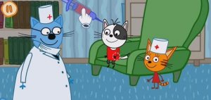 Три Кота Мультфильм Прививки от Гриппа