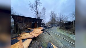 (Рыбинск-40) 16 ХОЗПОСТРОЕК УНИЧТОЖЕНО ОГНЁМ