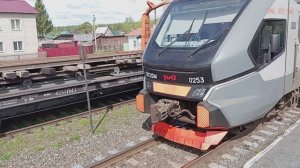 Поездка на электропоезде ЭП2ДМ-0253