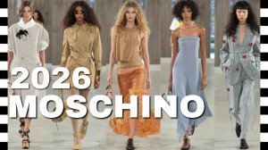 📍 MOSCHINO (Москино) - показ коллекции весна-лето 2026 со СТОП-КАДРОМ в Милане на Неделе моды