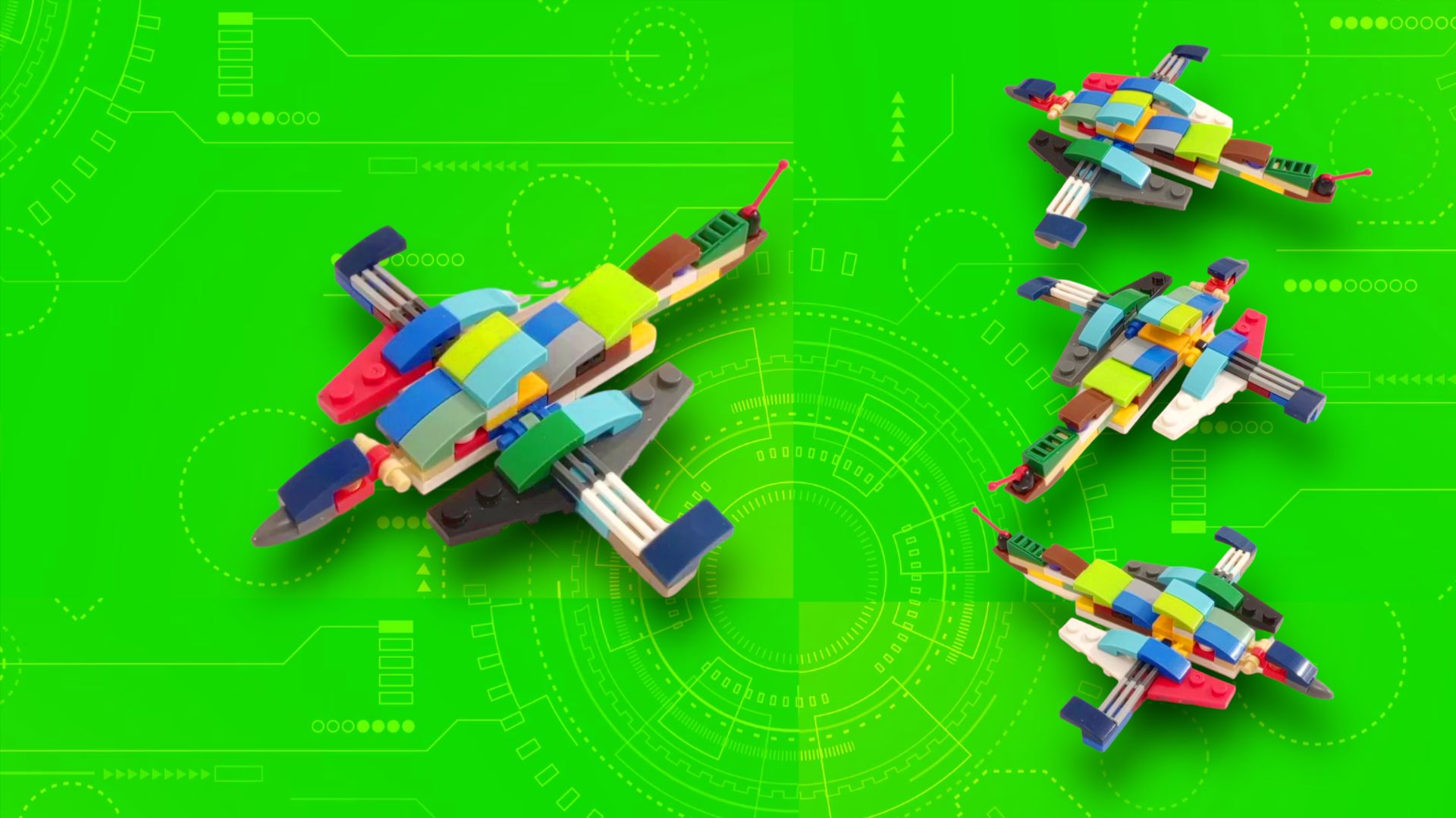 Футуристический разведдрон "Хромаптерикс" | Фантастические конструкторы лего