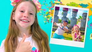 Настя путешествует по всему миру