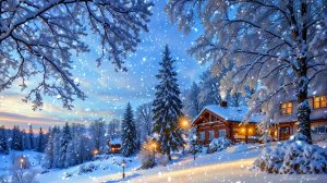 ❄️ ЗИМНЯЯ УСПОКАИВАЮЩАЯ МУЗЫКА ДЛЯ СНА 🎵 МЕДИТАТИВНАЯ РАССЛАБЛЯЮЩАЯ МУЗЫКА ДЛЯ ДУШИ В ЛЕСНОМ ДОМЕ