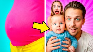 Я БЕРЕМЕННА! 13 ЛАЙФХАКОВ и необычных ситуаций c БЕРЕМЕННЫМИ Мамами и Папами