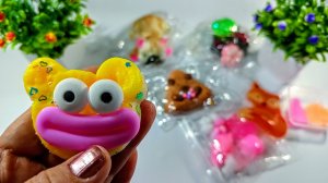 АСМР Распаковка сквишей🥰Таба сквиши лапки 🤗 режу сквиши 🤗