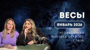 Весы ЯНВАРЬ 2026