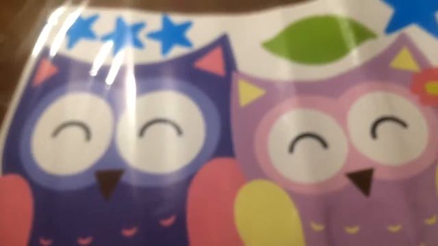 Наклейка на стену совы и рамки