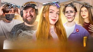 5 РУТУБЕРОВ В БИТВЕ КЛАНОВ , НО СО СЛУЧАЙНЫМ ДРОПОМ ИЗ КЕЙСА В STANDOFF 2