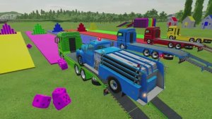 МУЛЬТИКИ ПРО МАШИНКИ: мигалки мигают, машина едет