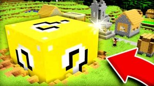 Я КОПАЛ ЯМУ И НАШЁЛ ГИГАНТСКИЙ ЛАКИ БЛОК В МАЙНКРАФТ (ПЕРЕЗАЛИВ)