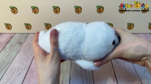 343784 Игрушка Lanson Toys Тюлень мягкая белая 22см