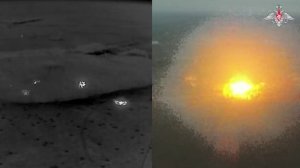 Боевая работа расчета РСЗО «Град» группировки войск «Север»