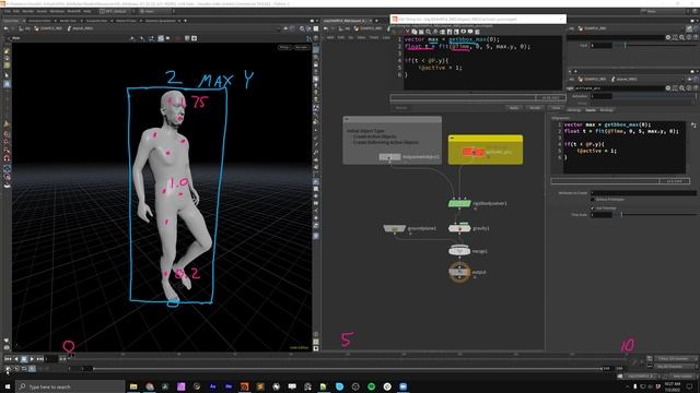 Chapter 17 - RBD Simulation - 6. Activating with a Wrangle