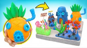 🧽 Миниатюрный мир Губки Боба своими руками 🌊✨