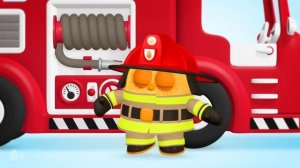 детский мультик цыпа "пожарная машина"