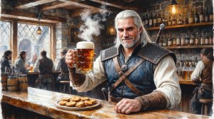 🍻 Геральт и его пивнушка: варим пивасик, фармим ресы в игре Travellers Rest 🍻
