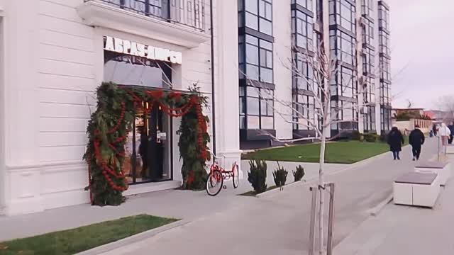 Новая белая набережная Анапа 14 декабря 2025