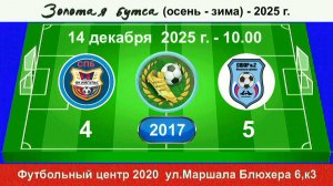 14 декабря - 10.00, Импульс (синие) - СШ-2 Невского р-на. 2017 гр. Демо версия.