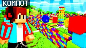 Я ПРИШЁЛ В ИГРУШЕЧНУЮ ДЕРЕВНЮ ЖИТЕЛЕЙ В МАЙНКРАФТ (ПЕРЕЗАЛИВ КОМПОТА С ЮТУБА)