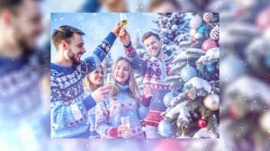 Шаблон "Новый год с друзьями". Слайд-шоу в ФотоШОУ
