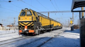 Снегоуборочный поезд ТЭС ПСС1К-0154