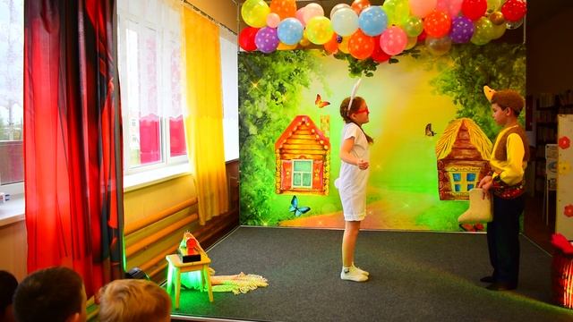 Заяц-портной.  Постановка театра-студии "Звёзды среди нас". Чуксолинская библиотека. смотреть онлайн