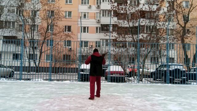 Разминка с двухсекционным шестом весом 1850 гр. (5)