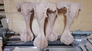 Изготовление резных мебельных ножек на заказ