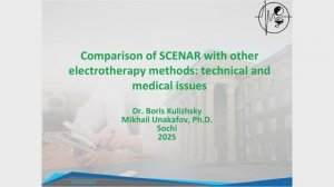 Comparison of SCENAR with Other Methods of Electrotherapy: Technical and Medical Aspects