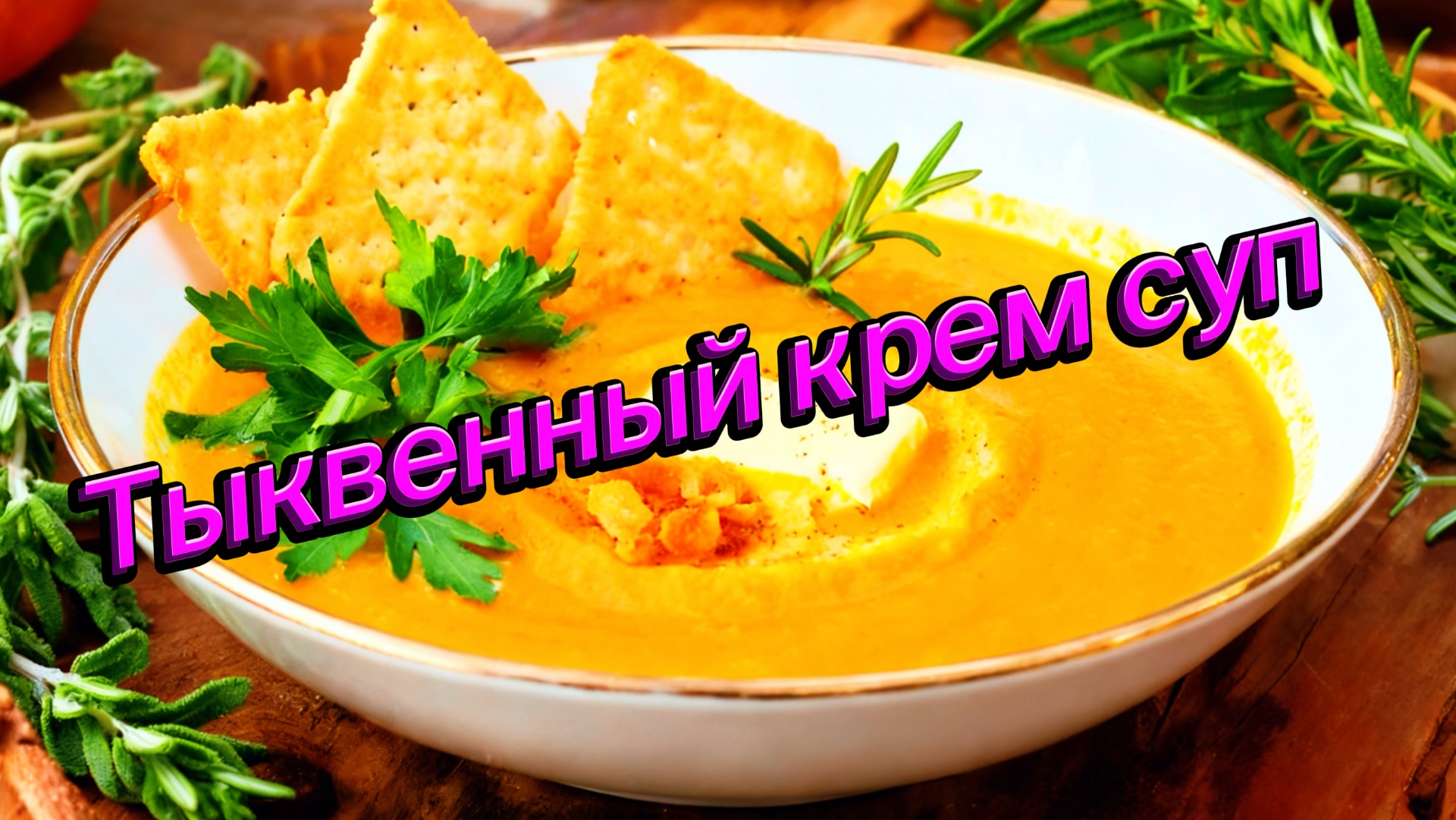 Тыквенный крем суп пюре 3 вариант смотреть онлайн