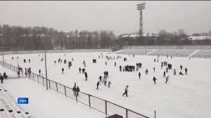 В Уфе открылся самый большой каток – сюжет «Вестей»