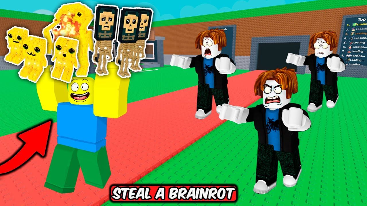 Троллим игроков в Укради БРЕЙНРОТ в Roblox