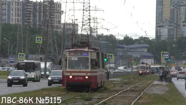 Движение Трамваев По Раздолбанному Проспекту Испытателей смотреть онлайн