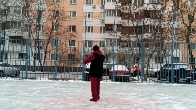 Разминка с двухсекционным шестом весом 1850 гр. (9)