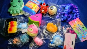 АСМР Распаковка сквишей и антистрессов для вашего удовлетворения🥰звуки АСМР сквишей и антистрессов