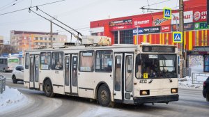 Троллейбус БКМ-20101 БТРМ-4132. Покатушки по Барнаулу.