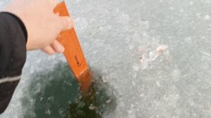 Замер льда. РК Фишка Липки. 15.12.25.