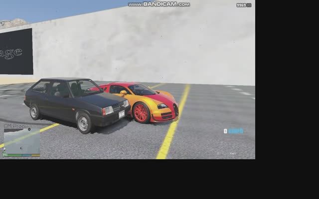 #GTA5 #VAZ-2108 #425км в час #1111лс #vs #Bugatti #Veyron #407км в час #1000лс классика противгипера