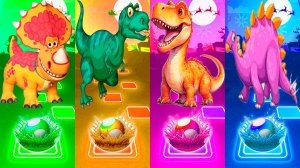 Coffin Dance Динозавры 259 уровень - Мультики про Динозавров | МУЛЬТФИЛЬМЫ ДИНОЗАВРЫ в Tiles Hop